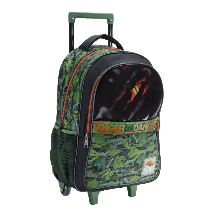 Mochila Escolar Filgo 2025 Starpack 18" Dinosaurio Con Carro Art.MO-STT-004.